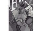 borduurpakket jazz muzikant, bass