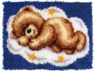 knoopkleed beer op wolk