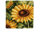 kruissteekkussen zonnebloemen