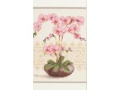 borduurpakket orchideeën in vaas