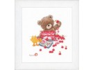 borduurpakket popcorn bear, taartjes bakken