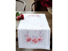 kruissteekloper rose rozen, wit