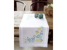 steelsteekloper blauw/groene vlinders, wit
