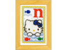 borduurpakket hello kitty, letter N