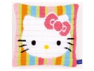 spansteekkussen hello kitty, pastelstripes