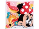 kruissteekkussen mickey mouse, minnie heeft een geheim