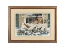 borduurpakket drie poezen met vogels