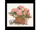 borduurpakket hortensia rose