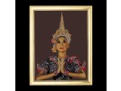 borduurpakket thaise dame (bruin)