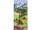 borduurpakket zwitserse alpen