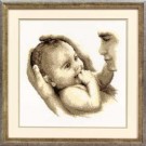 borduurpakket vader en baby