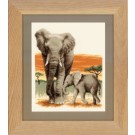 borduurpakket olifant met jong