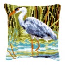 kruissteekkussen reiger