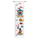 borduurpakket circus, groeimeter/meetlat emily