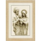 borduurpakket jozef en maria met het kindje jezus