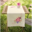 kruis/steelsteekloper hortensia met bloemen, wit