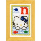 borduurpakket hello kitty, letter N