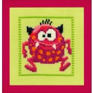 borduurpakket monsters, rose monster