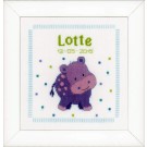 borduurpakket cute jungle, geboorte lotte