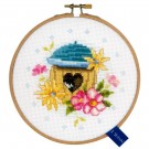 borduurpakket nestkastje (incl. borduurring)