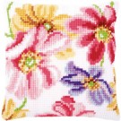 kruissteekkussen kleurige bloemen-1