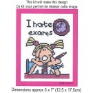 borduurpakket bonk op de deur, examenstress