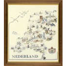 borduurpakket kaart van nederland