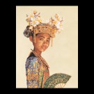 borduurpakket indonesische danseres (wit)