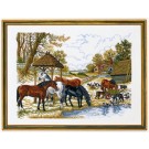 borduurpakket etenstijd voor de paarden